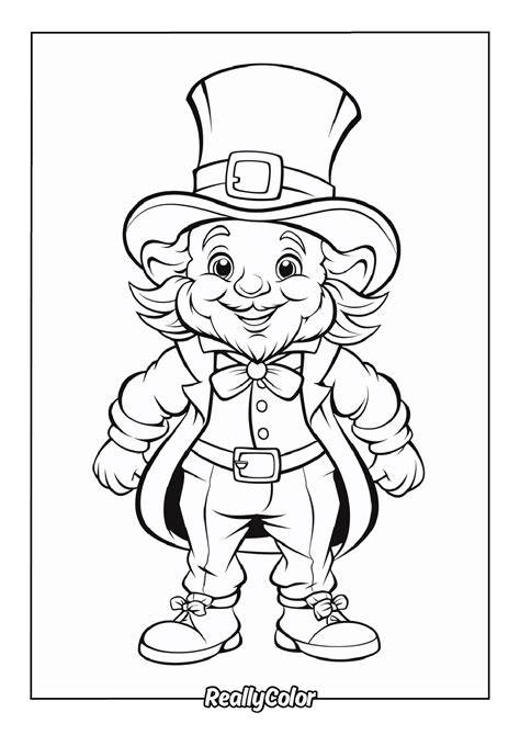 Leprechaun Coloring