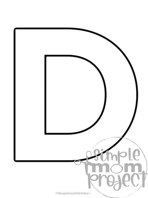 Letter D Printable