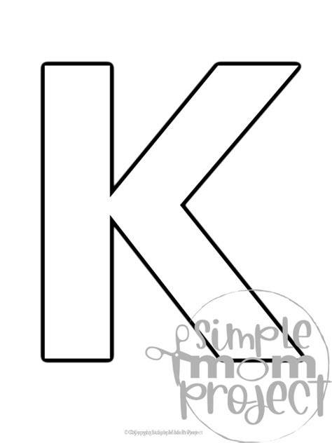 Letter K Printable