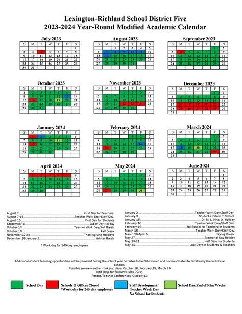 Lexrich5 Calendar 24 25