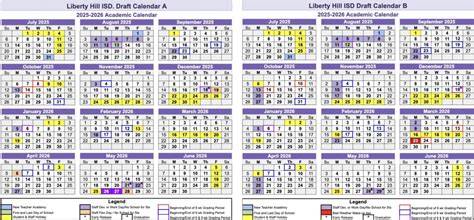 Liberty Hill School Calendar