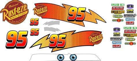 Lightning Mcqueen Printable Decals