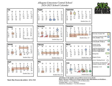 Limestone University Academic Calendar