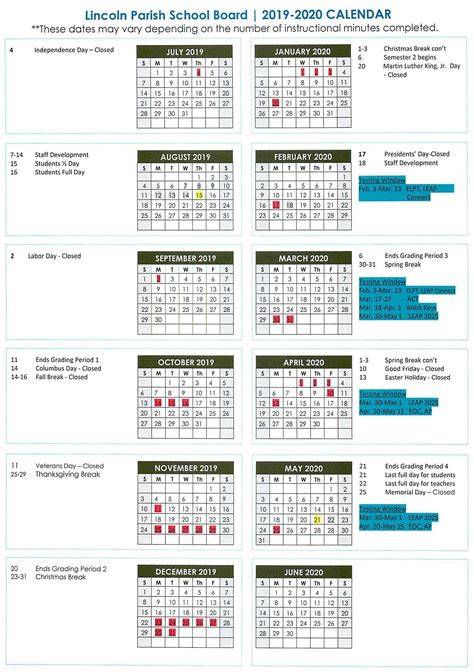 Lincoln University Academic Calendar