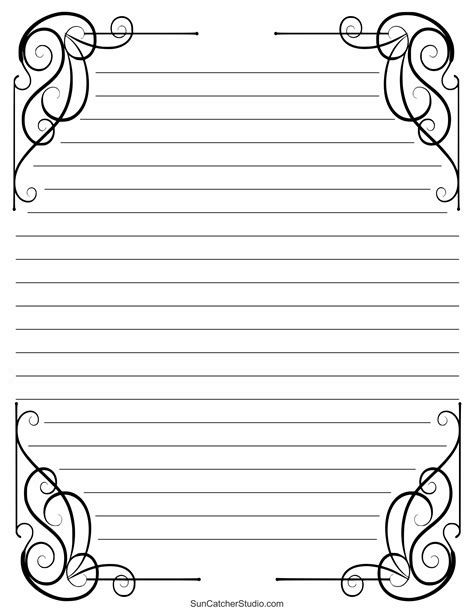 Lined Stationery Printable Free