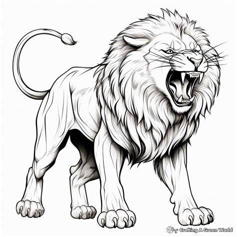 Lion Pictures To Print