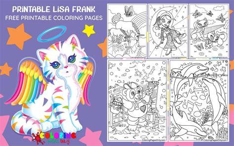 Lisa Frank Printable Coloring Pages