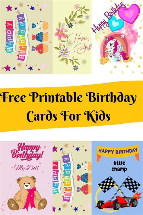 Little Girl Birthday Card Printable
