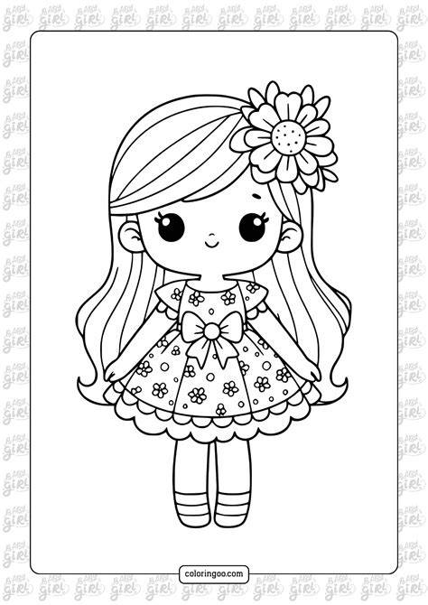 Little Girl Coloring Pages