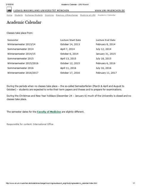 Lmu Dcom Calendar
