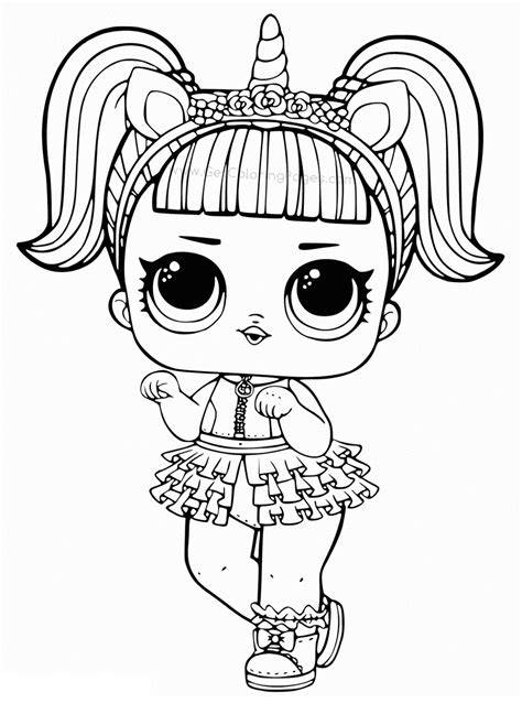 Lol Dolls Coloring Pages Printable