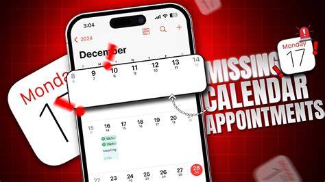 Lost Events On Iphone Calendar