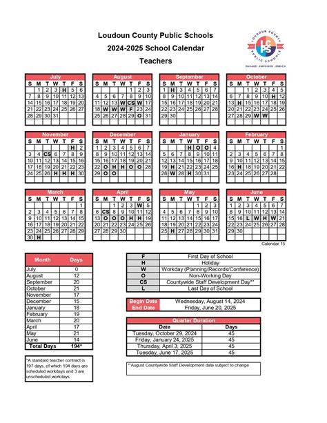 Loudoun County Public Schools Holiday Calendar