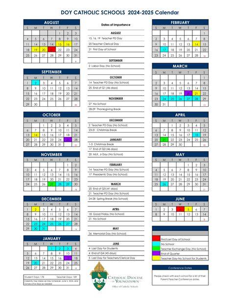 Louisville Catholic School Calendar 2024 2025