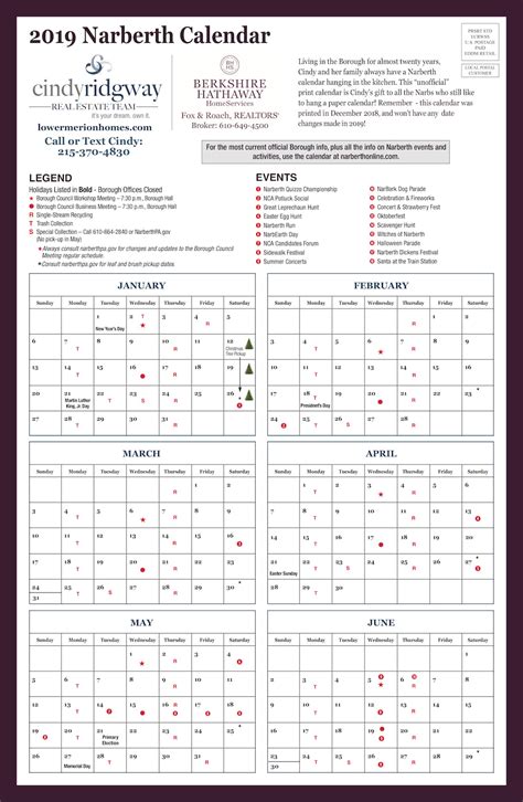 Lower Merion Calendar