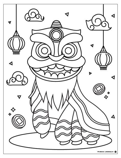 Lunar New Year Coloring Sheet