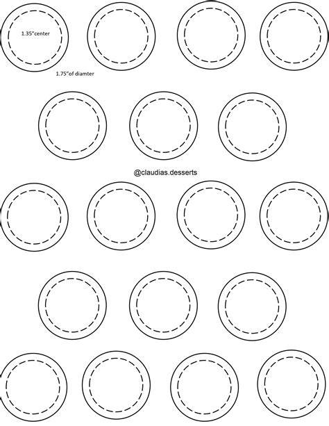 Macaron Template Printable