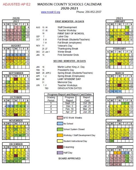 Madison County Calendar