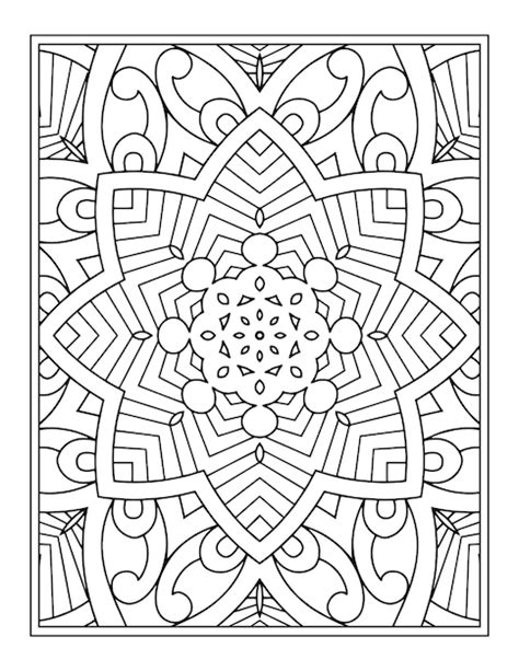 Mandala Coloring Book Pages