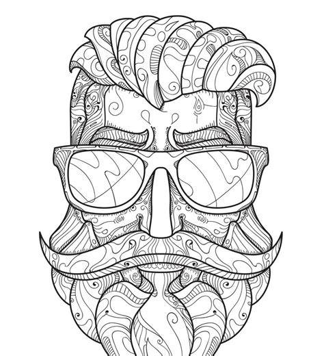 Manly Coloring Pages For Adults