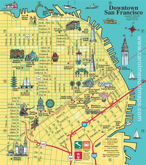 Map Of San Francisco Printable