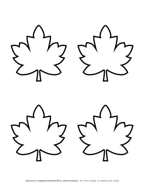 Maple Leaf Template Free Printable