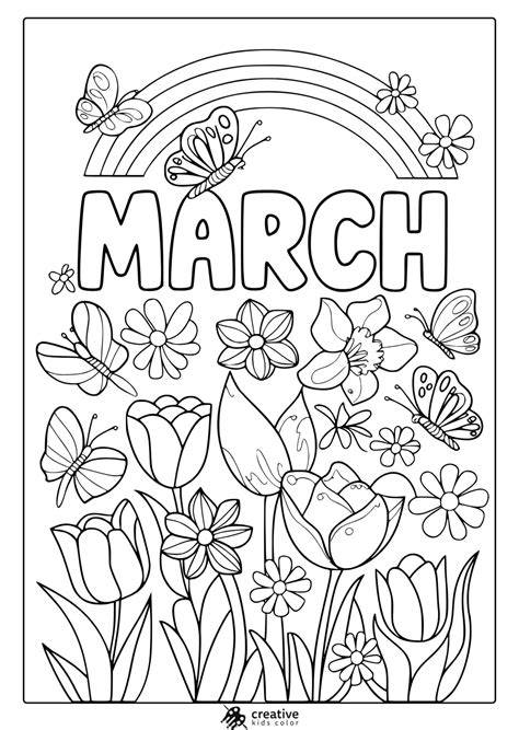 March Colouring