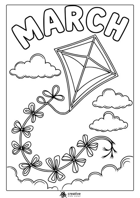 March Pictures To Color