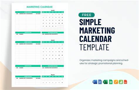 pages calendar template
