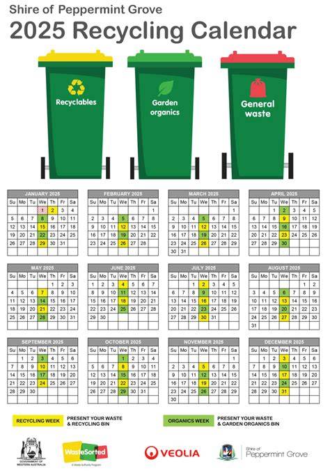 Marlboro Recycling Calendar 2025