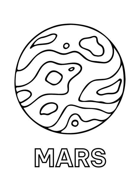 Mars Coloring