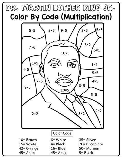 Martin Luther King Free Printable Worksheets