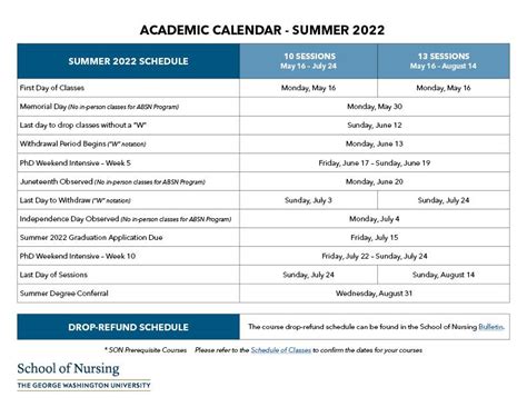 Mason Academic Calendar