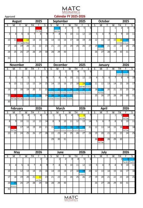 Matc Madison Calendar