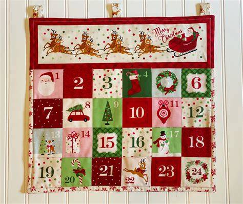 Material Advent Calendar With Pockets