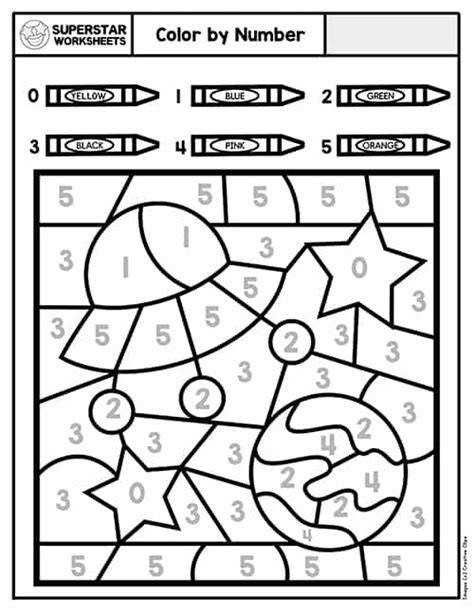 Math Coloring Pages Kindergarten