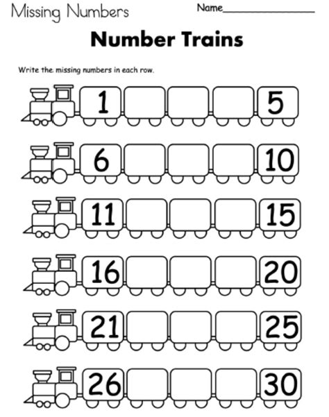 Math Worksheets For Kindergarten Free Printable