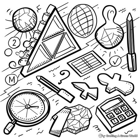 Mathematics Coloring Pages