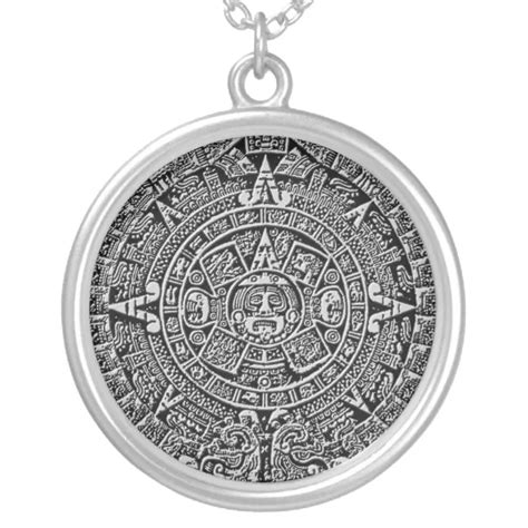 Mayan Calendar Necklace