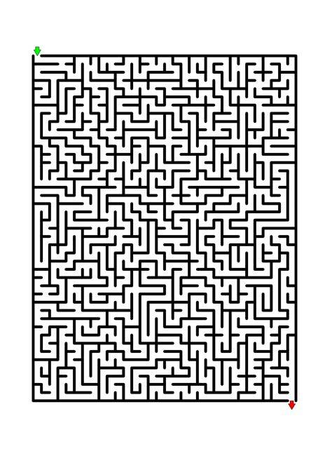 Maze Hard Printable
