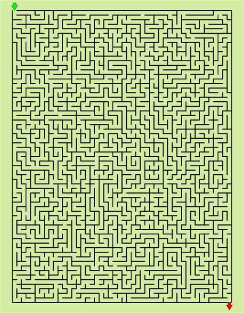 Mazes Hard Printable