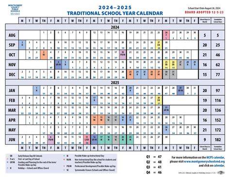 Mcps Calendar 2024 25