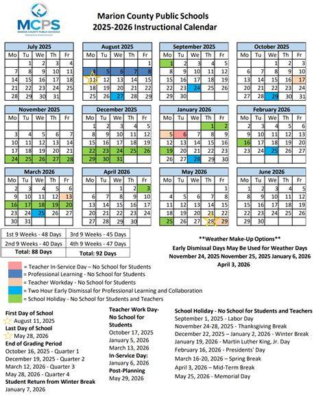 Mcps Calendar Ocala