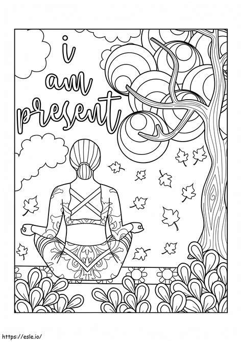 Meditation Colouring Pages
