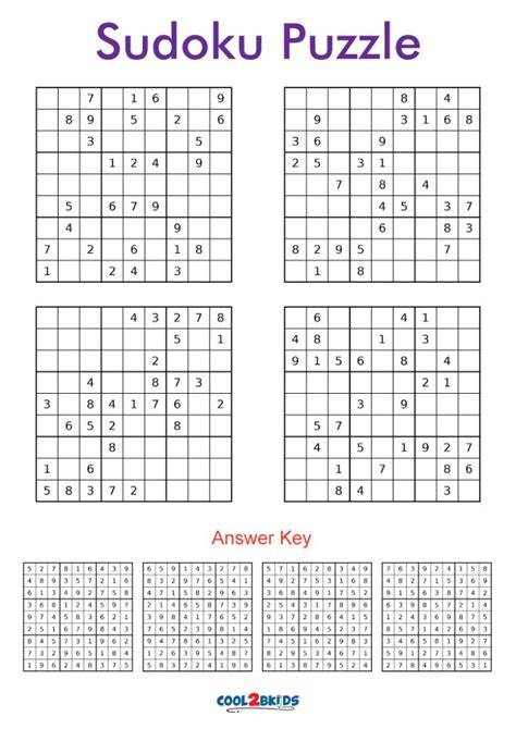 Medium Level Sudoku Printable