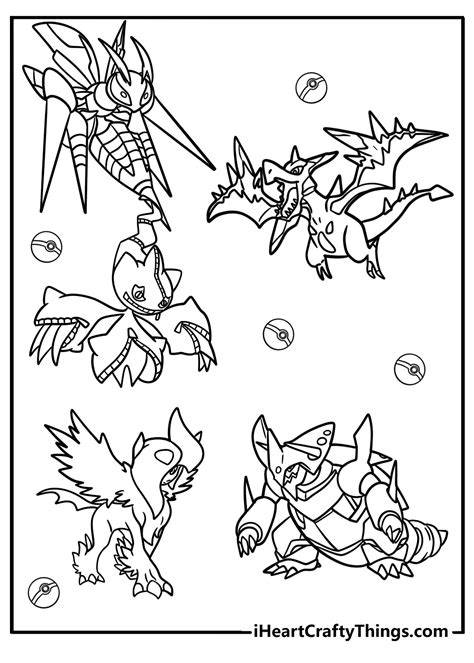 Mega Pokemon Coloring Sheets