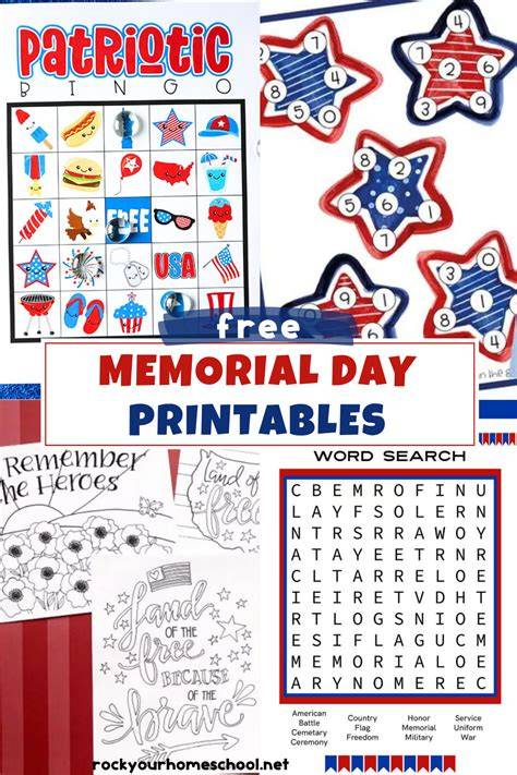 Memorial Day Printables Free