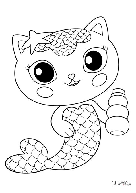 Mercat Colouring Pages