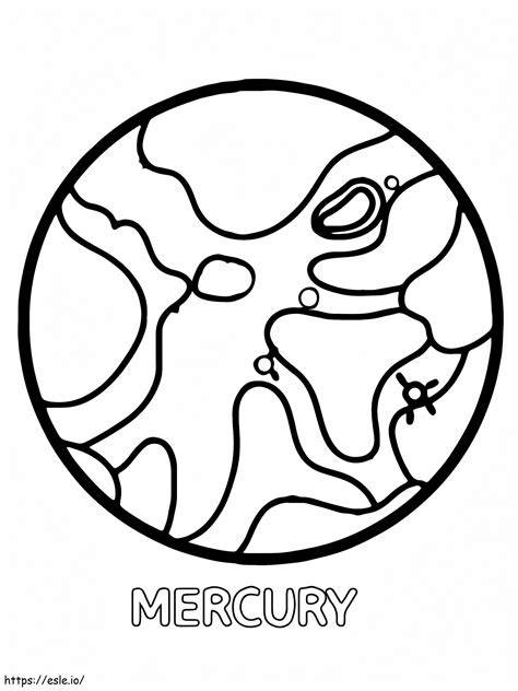 Mercury Coloring Page