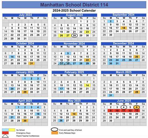 Metro Calendar 24 25